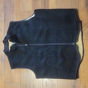 Men's sz XL tall L.L. Bean wool shearling vest